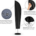 Pikkukuva 4 / 5: 1PC （280cm）Suuri offset-aurinkovarjon suojus teleskooppivarrella
