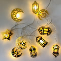 Pikkukuva 1 / 5: Ramadanin koristevalot Eid-valot 3M 20LED viisisakarainen tähti Gl