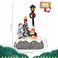 Miniatyrbilde 2 av 5: Lys opp LED jule scene lite juletre scene liten res