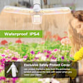 Pikkukuva 3 / 5: 150W LED-kasvivalaisin, E27 414 LED täyden spektrin kasvivalo, auringonvalo