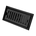 Miniatyrbillede 1 af 4: Rektangulært gulvafløb, 20×10cm sort rustfrit stål aflang