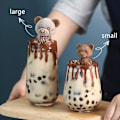 Miniatyrbillede 5 af 5: Sæt med 2 silikoneforme til isbjørne til te, kaffe og juice