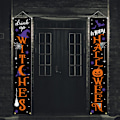 Pikkukuva 4 / 5: 2 kpl Halloween-banneria, Halloween-eteisbannerilippu, Trick or