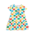 Pikkukuva 1 / 3: Peppi Pitkätossu - Peppi-ruudullinen mekkosarja MultiColor 116