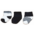 Pikkukuva 1 / 2: Vauvan sukat, 3 kpl, yksi koko, laivasto Marine blue one size