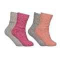 Pikkukuva 1 / 3: 2 pakkauksen värilliset Raglan-sukat lapsille Pink 25/27