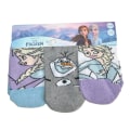 Pikkukuva 3 / 3: Frozen/Frost 3-pack nilkkasukat MultiColor 31/34 Lila/grå/Vit