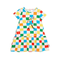 Pikkukuva 1 / 3: Peppi Pitkätossu - Peppi-ruudullinen mekkosarja MultiColor 98