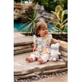 Miniatyrbillede 2 af 4: Moomin Somrigt kjole baby hvid MultiColor 86