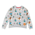 Miniatyrbillede 1 af 5: Pippi Langstrømpe Vinter Pippi college sweater grå Grey 122