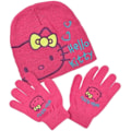 Pikkukuva 3 / 6: Hello Kitty hattu + lapaset Black 52 cm Svart