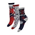 Miniatyrbillede 1 af 2: 3-pak Spider-Man Socks Laser Sword MultiColor 23-26