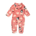 Miniatyrbillede 2 af 6: Moomin Tulips overalls baby pink Pink 86 cl