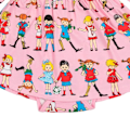 Miniatyrbillede 3 af 6: Pippi Langstrømpe - Pippi med venner - bodysuit pink Pink 74