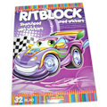 Pikkukuva 1 / 3: Piirustuslehtiö, Auto tarroilla Multicolor