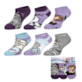 Pikkukuva 1 / 3: Frozen/Frost 3-pack nilkkasukat MultiColor 31/34 Lila/grå/Vit