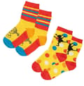 Miniatyrbild 1 av 5: Pippi-strumpor 2-pack gul MultiColor 31/34