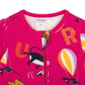 Miniatyrbild 3 av 3: Mumin Fjäril-pyjamas anilin Cerise 68