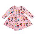 Miniatyrbillede 1 af 6: Pippi Langstrømpe - Pippi med venner - bodysuit pink Pink 68