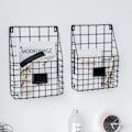 Miniatyrbild 2 av 4: 1 st väggmonterad tidningshållare/tidningsställ tidningskorg för vägg