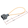 Miniatyrbilde 3 av 4: MOST Fiber Optisk Sløyfe Bypass HANE & HONA Adapter Kit