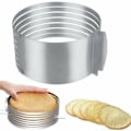 Miniatyrbild 1 av 5: Tårtring 24-30 cm justerbar rostfritt stål rund kakskärare expanderbar form Entremet Ring