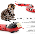 Miniatyrbild 3 av 3: 1 st Katt Leksak Orm, USB Smart Leksak Orm, Elektrisk Orm Leksak, Intelligent Känsel Orm Katt Leksaker, Interaktiv Katt Orm Leksak, Katt Smart