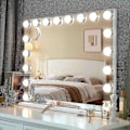 Pikkukuva 2 / 2: Led Hollywood Meikkipeilin Valo Himmennettävät Led-lamput (vain lamppu) Dd.-WELLNGS Random Mini Makeup Mirror