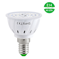 Miniatyrbild 1 av 4: Ac220v Fullspektrum LED Växtlampa E14 med 60 LED för Växttillväxt för Hydroponiska Växthus Inomhusväxter