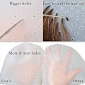 Miniatyrbilde 2 av 5: Silikonhette for striper, stripehette og krok, hårfargehette, hårfrosthette, stripfrosthette hvit