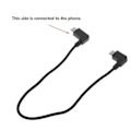 Miniatyrbillede 4 af 5: Fjernbetjening Datakabel Tilslutningskabel til Telefon Tablet Micro USB Stik til Mavic Pro Mavic Air Mavic 2 DJI SPARK RC Drone FPV-Xin（PA）