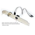 Miniatyrbilde 2 av 5: 24bit 192khz Datterkort Spdif Optisk Og Rca Ut Plate Kabel Feste Digital Lydutgang