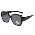 Sunglasses Over Glasses Suncovers Polarized Black