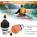Miniatyrbillede 3 af 5: 2 STK Orange Pumpeadapter Sort Kajak Adapter Båd Pumpe Adapter Ka