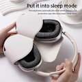 Miniatyrbillede 3 af 5: Etui til AirPods Max med dvaletilstand PU Læder Hovedtelefonetui - Hvid Multicolor