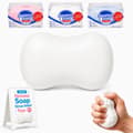 Crispy Soap Squishies with Pearl Filling, Crispy Soap Squishies Soap White 9*4*4.3cm Soap White