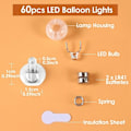 Pikkukuva 2 / 4: LED-ilmapallovalot 50 kpl LED-ilmapallovaloja, LED-lyhty, Mini