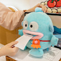 Miniatyrbild 2 av 7: Tecknad japansk clownfisk Hanton litet monster omringande docka tissue box kreativ docka bil hem Ful fisk Hanton papperslåda Ugly fish Hanton paper box 26cm（0.2kg)