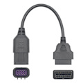 Miniatyrbillede 2 af 3: 8-pin til 16-pin OBD2-kabeladapter til Rzr / / General / Sportsman / / Diagnostisk adapter