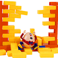 Miniatyrbillede 2 af 2: Nedrivning Vægspil Sjovt Humpty Dumpty Børn Puslespil Byggeklodser Mursten|Jokes & Praktiske Jokes