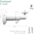 Miniatyrbild 3 av 5: 2x Väggfäste för kamera med 1/4 \" gänga för Eufy eufyCam 3, 3C, 2, 2C, 2C Pro, 1, E