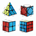 Pikkukuva 2 / 2: Speed Cube -setti, Magic Cube -paketti 2x2 3x3 Pyramid ja Skewb Cube -setti (4 kpl)