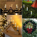 Miniatyrbilde 5 av 5: 20 stk LED-juletrelys med avtakbare fjernkontrollklips, multifunksjonell LED-elektronisk styring, dryppende effekt