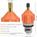 Miniatyrbillede 2 af 5: 2 STK Orange Pumpeadapter Sort Kajak Adapter Båd Pumpe Adapter Ka