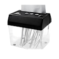 Miniatyrbilde 1 av 5: Bærbar Elektrisk Makuleringsmaskin USB Batteridrevet Dokumentmakulerer Papirkutter Kontor (FMY) Black