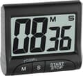 Digital äggtimer och stoppur, elektronisk äggtimer, med display, stora siffror, kökstillbehör, korttidslarm, upp till 99min 59s