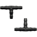 Miniatyrbillede 3 af 5: 100 stk. Drypvandingskoblinger med pigge, 4/7 mm Universal T-formet slangekobling, passer til vandingssystem til have 4/7 mm drypslange