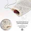 Miniatyrbilde 5 av 5: 60 stk små bomullsposer med snøring 8X10 cm, små bomullsposer med snøring, små tøyposer med snøring