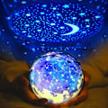 Miniatyrbillede 1 af 4: Stjernehimmel natlampe til børn, Universum natlampe projektor