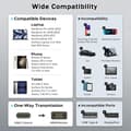 Miniatyrbillede 6 af 6: USB C til HDMI-kabel 4K 60Hz Type C (Thunderbolt 3) til HDMI til Surface, MacBook, iMac, iPad, Dell, HP, Lenovo, Galaxy, Huawei - 2M